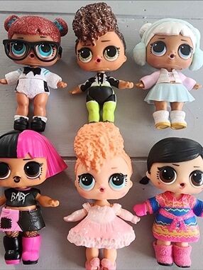 MGA LOL Surprise! Doll / Mixed Lot of 6 Collection Mini Dolls Winter Rocker